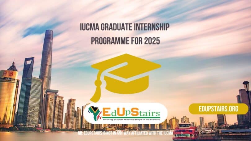 IUCMA Graduate Internship Programme for 2025