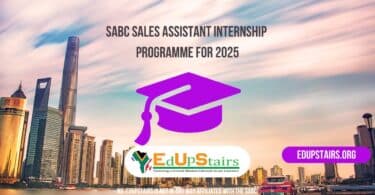 SABC Sales Assistant Internship Programme for 2025