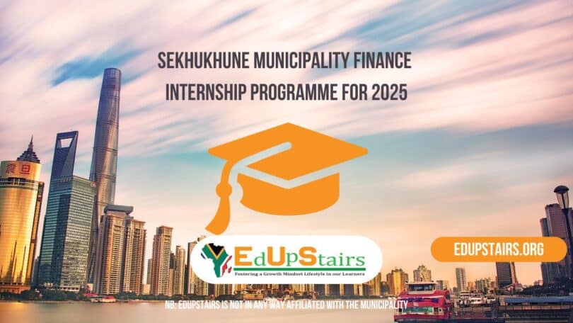 Sekhukhune Municipality Finance Internship Programme for 2025