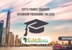 ECPTA Finance Graduate Internship Programme for 2025