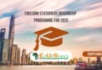 Freedom Stationery Internship Programme for 2025