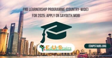 FNB Learnership Programme (Country-Wide) for 2025: Apply on SAYouth.mobi