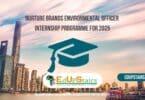 Nurture Brands Environmental Officer Internship Programme for 2025