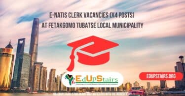 E-natis Clerk Vacancies (X4 Posts) at Fetakgomo Tubatse Local Municipality