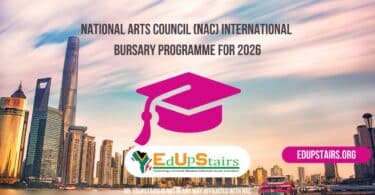 National Arts Council (NAC) International Bursary Programme for 2026