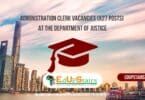 Administration Clerk Vacancies (X27 Posts) at the Department of Justice