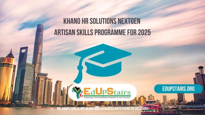 Khano HR Solutions NextGen Artisan Skills Programme for 2025
