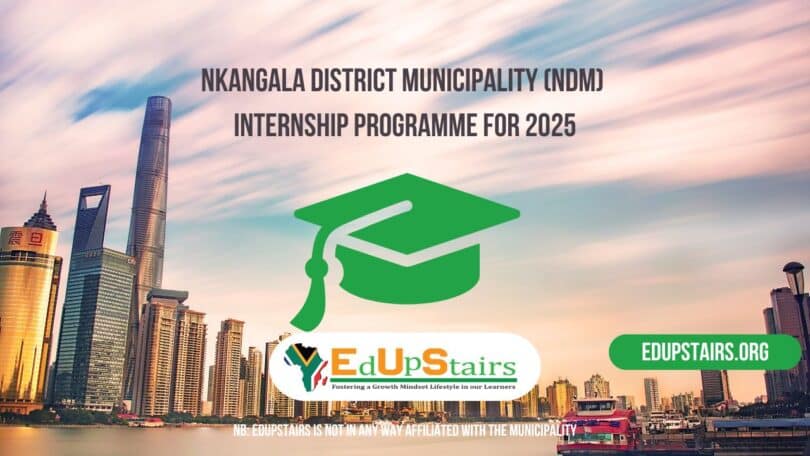 Nkangala District Municipality (NDM) Internship Programme for 2025