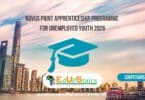 Novus Print Apprenticeship Programme for Unemployed Youth 2026
