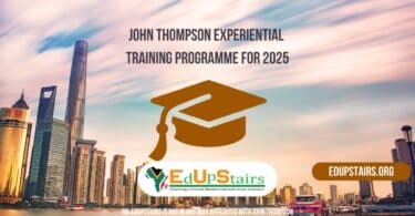 John Thompson Experiential Training Programme for 2025