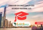Commission for Gender Equality (CGE) Internship Programme 2025