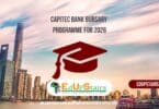 Capitec Bank Bursary Programme for 2026