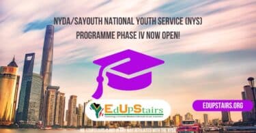 NYDA/SAYouth National Youth Service (NYS) Programme Phase IV Now Open!