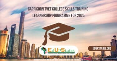 Capricorn TVET College Skills Training Learnership Programme for 2025