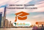 Limpopo Transport: Traffic Officer Learnership Programme 2025 (X154 Posts)