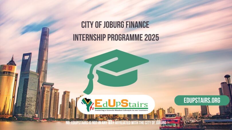 City of Joburg Finance Internship Programme 2025