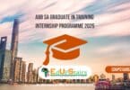 ABB SA Graduate in Training Internship Programme 2025