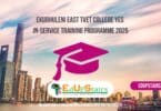 Ekurhuleni East TVET College YES In-Service Training Programme 2025