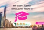MKRI Graduate Research Data Collectors (X600 Posts)