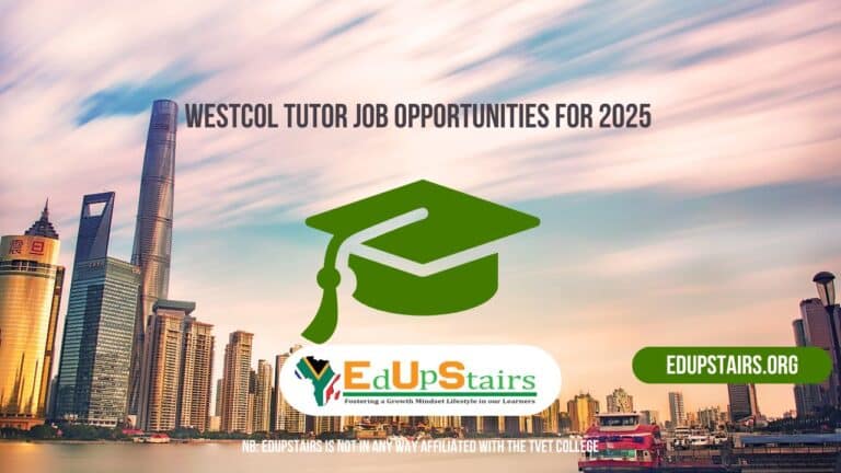 Westcol Tutor Job Opportunities for 2025