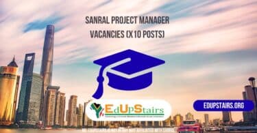 SANRAL Project Manager Vacancies (X10 Posts)