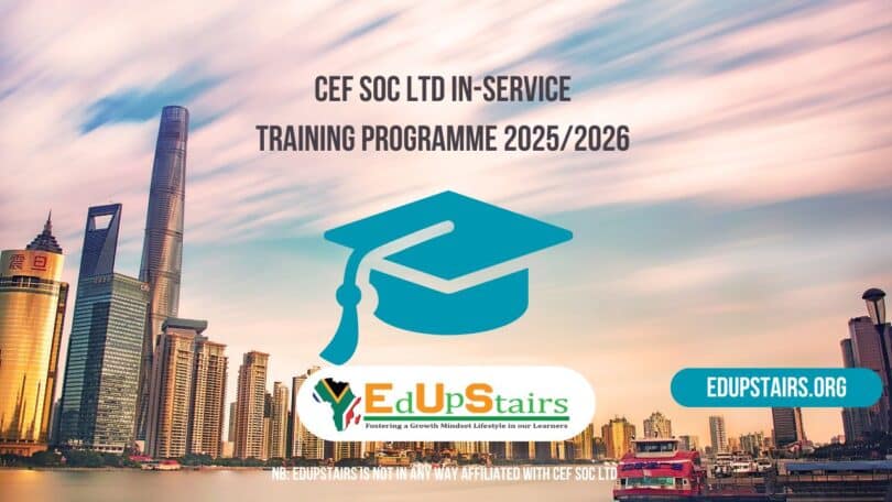 CEF SOC Ltd In-Service Training Programme 2025/2026