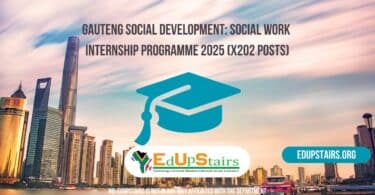 Gauteng Social Development: Social Work Internship Programme 2025 (X202 Posts)