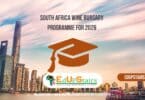 South Africa Wine Bursary Programme for 2026