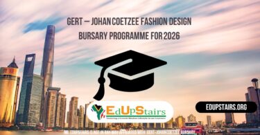 Gert – Johan Coetzee Fashion Design Bursary Programme for 2026