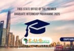 Free State Office of the Premier Graduate Internship Programme 2025
