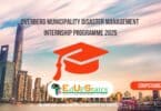 Overberg Municipality Disaster Management Internship Programme 2025