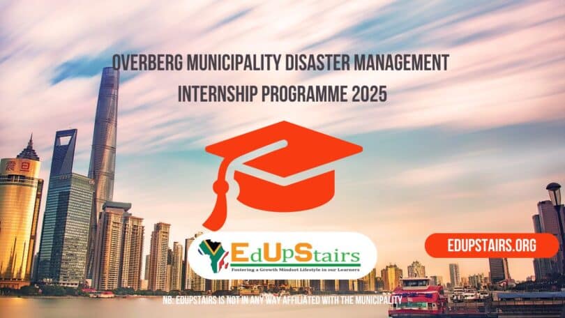 Overberg Municipality Disaster Management Internship Programme 2025