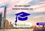 Apex Group Graduate Internship Programme 2025