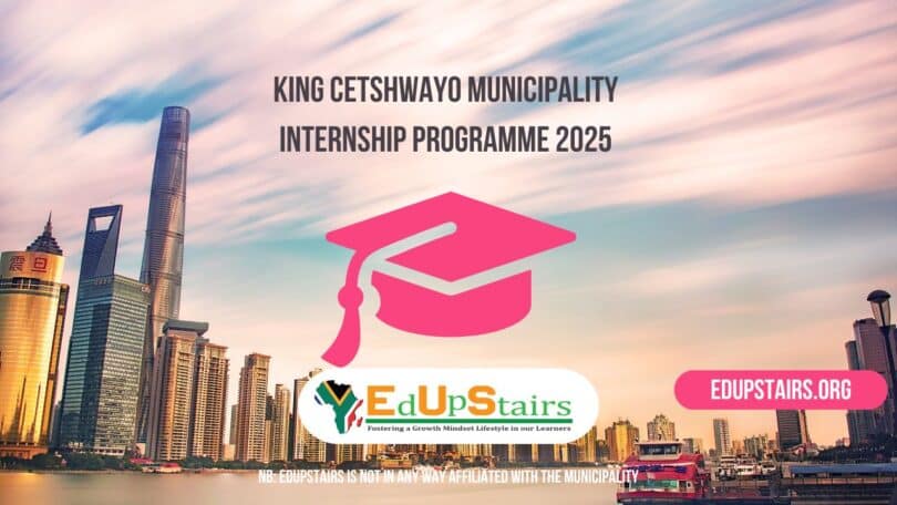 King Cetshwayo Municipality Internship Programme 2025