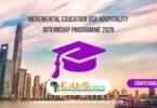 Incremental Education USA Hospitality Internship Programme 2026
