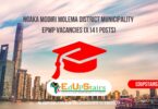 Ngaka Modiri Molema District Municipality EPWP Vacancies (X141 Posts)