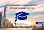 Oudtshoorn Municipal Finance Management Internship Programme 2025/2027