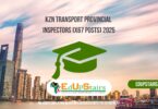 KZN Transport Provincial Inspectors (X67 Posts) 2025