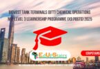 Bidvest Tank Terminals (BTT) Chemical Operations NQF Level 3 Learnership Programme (X9 Posts) 2025