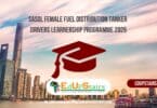 Sasol Female Fuel Distribution Tanker Drivers Learnership Programme 2025