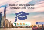Eskom Plant Operator Learnership Programme (X15 Posts) 2025/2026