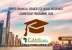 Toyota Financial Services SA: Retail Insurance Learnership Programme 2026