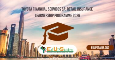 Toyota Financial Services SA: Retail Insurance Learnership Programme 2026