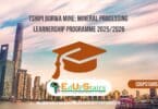 Tshipi Borwa Mine: Mineral Processing Learnership Programme 2025/2026