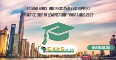 Training Force: Business Analysis Support Practice (NQF 5) Learnership Programme 2025