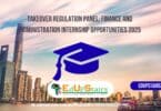 Takeover Regulation Panel: Finance and Administration Internship Opportunities 2025