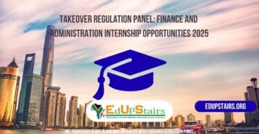 Takeover Regulation Panel: Finance and Administration Internship Opportunities 2025