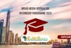 Broad Media Journalism Internship Programme 2025