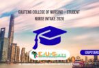 Gauteng College of Nursing – Student Nurse Intake 2026