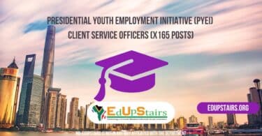 Presidential Youth Employment Initiative (PYEI) Client Service Officers (X165 Posts)